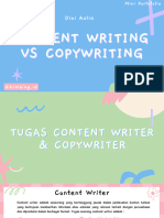 Content Writing Vs Copywriting