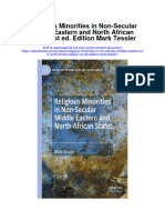 Download Religious Minorities In Non Secular Middle Eastern And North African States 1St Ed Edition Mark Tessler all chapter
