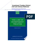 The Law of Investment Treaties Oxford International Law Library Salacuse Full Chapter