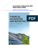 Download Financial Accounting Reporting 20Th Edition Barry Elliott full chapter