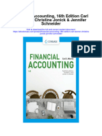 Download Financial Accounting 16Th Edition Carl Warren Christine Jonick Jennifer Schneider full chapter