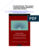 Download Remaking Central Europe The League Of Nations And The Former Habsburg Lands Peter Becker all chapter