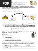 Food - EVS Handout (Final)