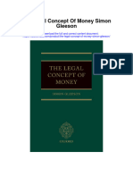 Download The Legal Concept Of Money Simon Gleeson full chapter