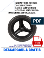 Manual Neumaticos Ruedas Disco Estructura Componentes Composicion Patrones Tipos Clasificacion Mantenimiento Desgaste PDF