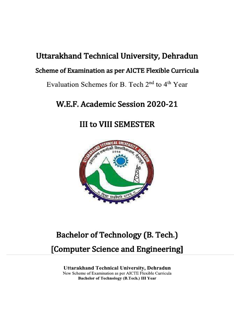 Btech Full Syllabus | PDF