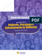 Mulheres, Psicologia e Enfrentamento Às Violênicas