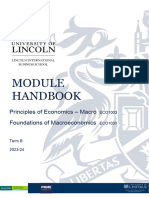 Handbook: Principles of Economics - Macro Foundations of Macroeconomics