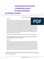 Aspectos Epidemiologicos Dos Obitos Por Doencas Cardiovasculares Na Populacao Negra Residente No Estado Da Bahia V 10 N 10