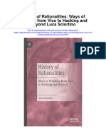 History of Rationalities Ways of Thinking From Vico To Hacking and Beyond Luca Sciortino Full Chapter