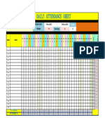 Daily Attendance Sheet 51