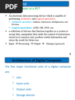 Introduction to computer notes | PDF