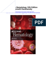Williams Hematology 10Th Edition Kenneth Kaushansky All Chapter