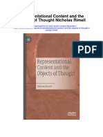 Representational Content and The Objects of Thought Nicholas Rimell All Chapter