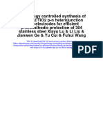 Download Morphology Controlled Synthesis Of Cooh2 Tio2 P N Heterojunction Photoelectrodes For Efficient Photocathodic Protection Of 304 Stainless Steel Xiayu Lu Li Liu Jianwen Ge Yu Cui Fuhui Wang full chapter