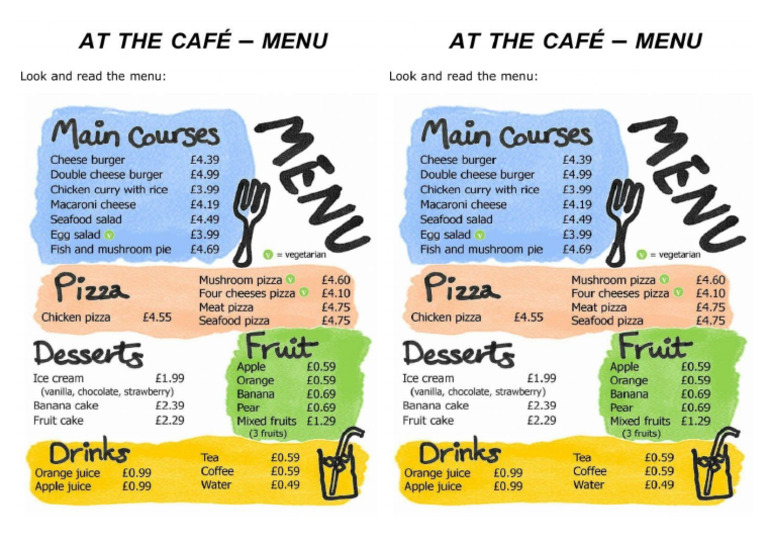 Menu | PDF