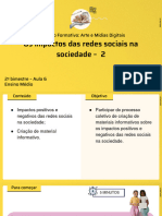 Os Impactos Das Redes Sociais Na Sociedade - 2: Itinerário Formativo: Arte e Mídias Digitais