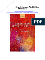 Download Holiness In Jewish Thought First Edition Mittleman full chapter