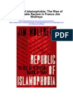 Republic of Islamophobia The Rise of Respectable Racism in France Jim Wolfreys All Chapter