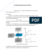 Chapitre II - Caractéristiques Métrologiques Des Capteurs