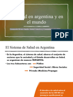 La Salud en Argentina y en El Mundo