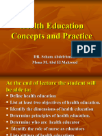 Health Education Concept