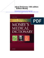 Mosbys Medical Dictionary 10Th Edition Edition Mosby Full Chapter