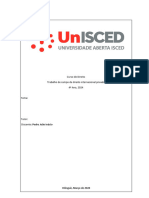 Curso de Direito Trabalho de Campo de Direito Internacional Privado 4º Ano, 2024