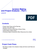 Lecture 05 Investment Decision Making Part I