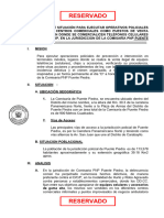 Apreciacion de Situacion e Informe de Riesgo Terminales Moviles - Venta de Celulares y Accesorios