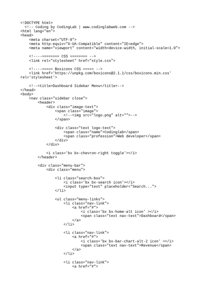 dashboard.html | PDF | Computing | Information Technology Management image.