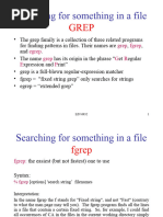 L3 - Grep ND Egrep