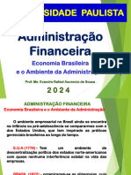 Aula 3 - Economia Brasileira e o Ambiente Da Administração