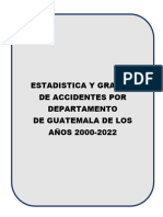 Estadistica y Grafica de Accidentes Por Departamento