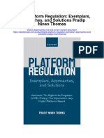 Download Digital Platform Regulation Exemplars Approaches And Solutions Pradip Ninan Thomas full chapter