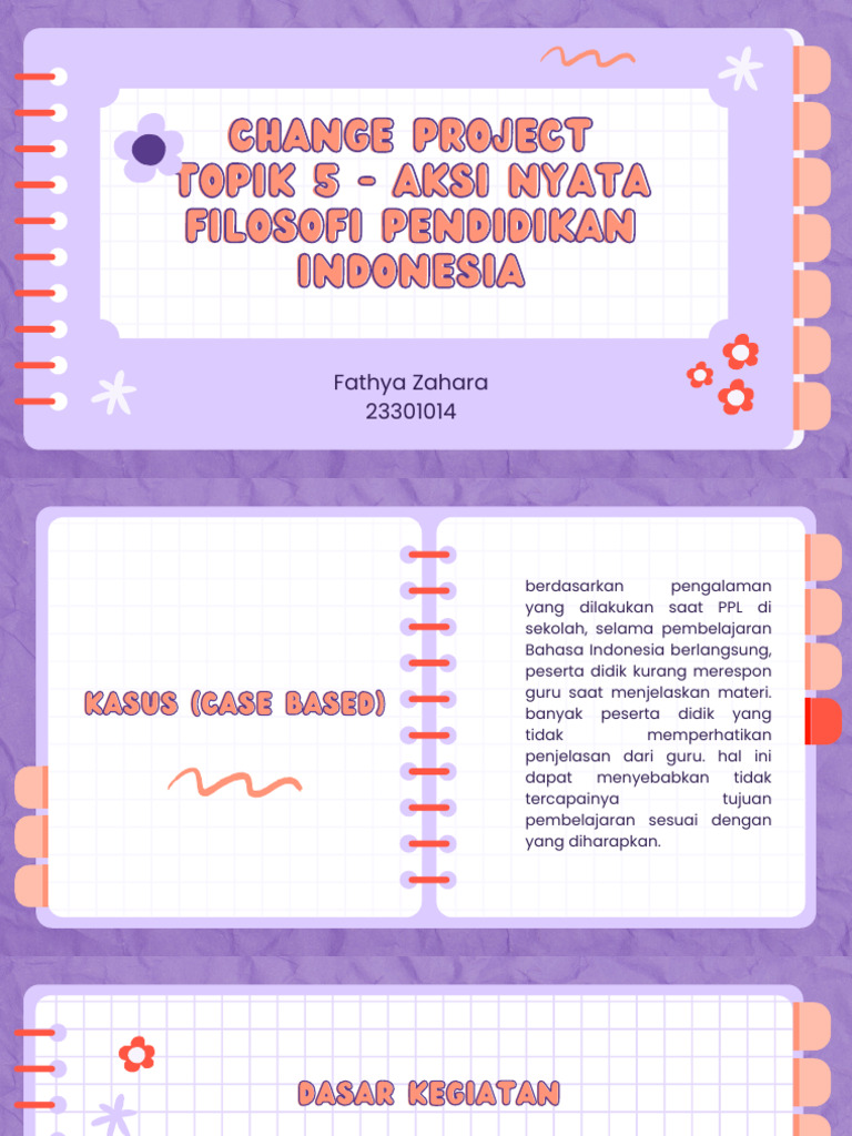 Topik 5 Aksi Nyata Filosofi Pendidikan Fathya Zahara | PDF | Karier ...