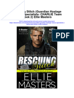 Rescuing Stitch Guardian Hostage Rescue Specialists Charlie Team Book 2 Ellie Masters All Chapter