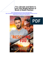 Download Rescuing You Secrets And Spies In Shadow Cove The Wright Heroes Of Maine Book 2 Robin Patchen all chapter