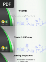 Web-Apps-Chapter-8-PHP Array