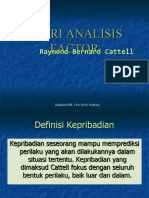 Pertemuan 12 Teori Kepribadian Raymond Cattel