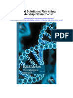 Download Digital Solutions Reframing Leadership Olivier Serrat full chapter