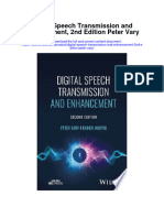 Download Digital Speech Transmission And Enhancement 2Nd Edition Peter Vary full chapter