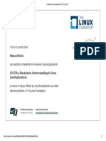 Certificado Blockchain - Edx Manuel Berto