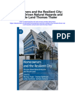 Homeowners and The Resilient City Climate Driven Natural Hazards and Private Land Thomas Thaler Full Chapter