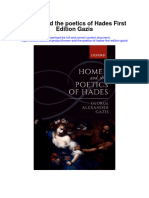 Homer and The Poetics of Hades First Edition Gazis Full Chapter