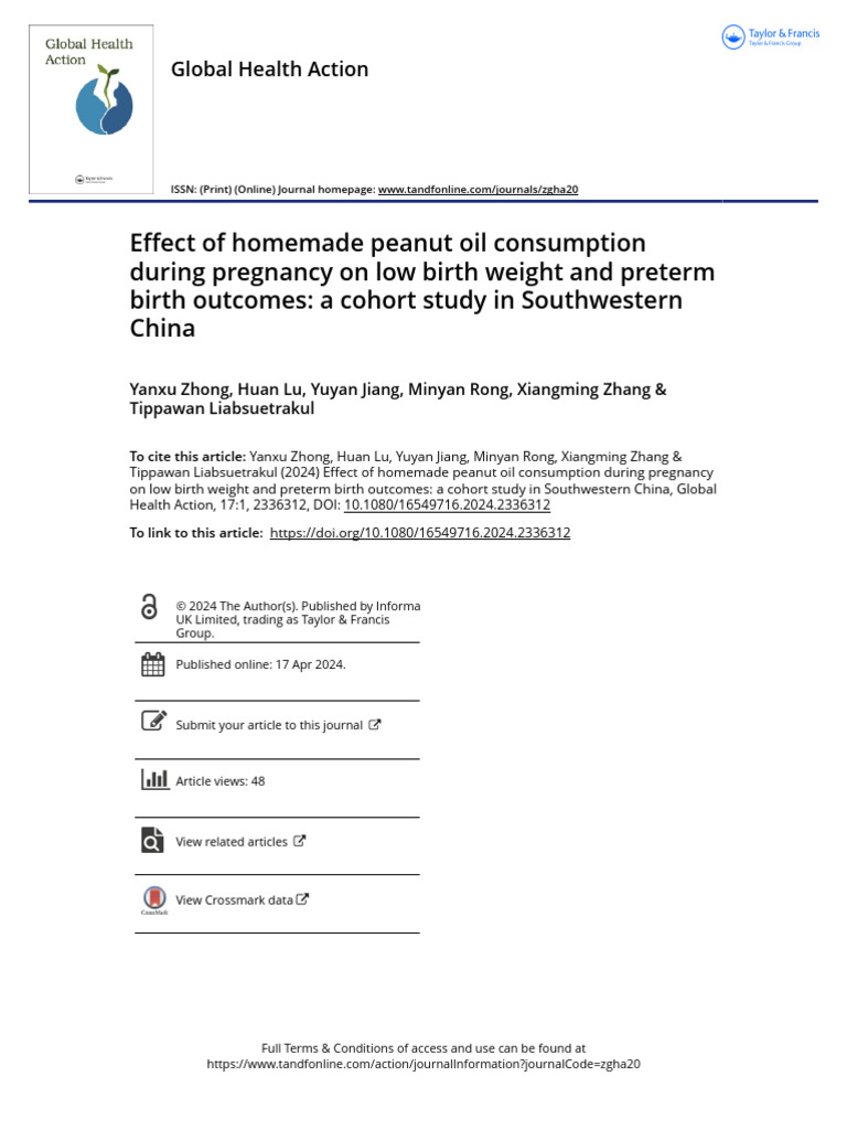 Photo inspiration: Effect Of Homemade Peanut Oil Consumption During Pregnancy On Low Photo Inspiration