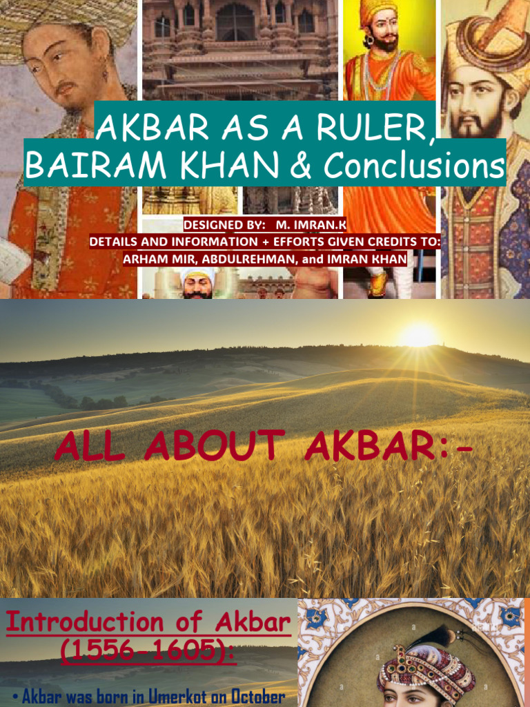 Akbar, Bairam Khan and The Rajputs | PDF | Mughal Empire