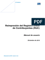 Manual Reimpresión de RUC 12-2016