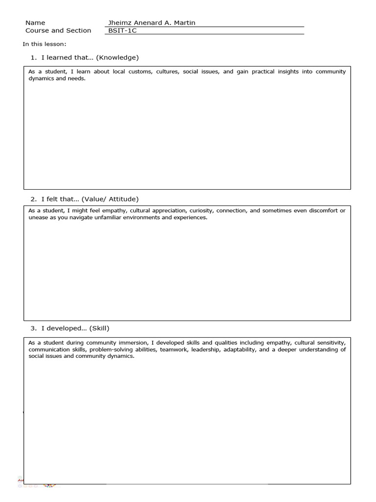 Nstp Module 4 Jem Saturday Pdf Empathy Poverty