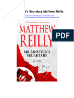MR Einsteins Secretary Matthew Reilly Full Chapter